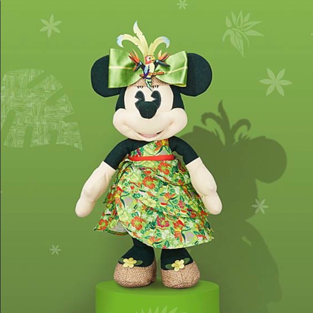 Minnie Mouse: Main Attraction Plush Doll Tiki Room